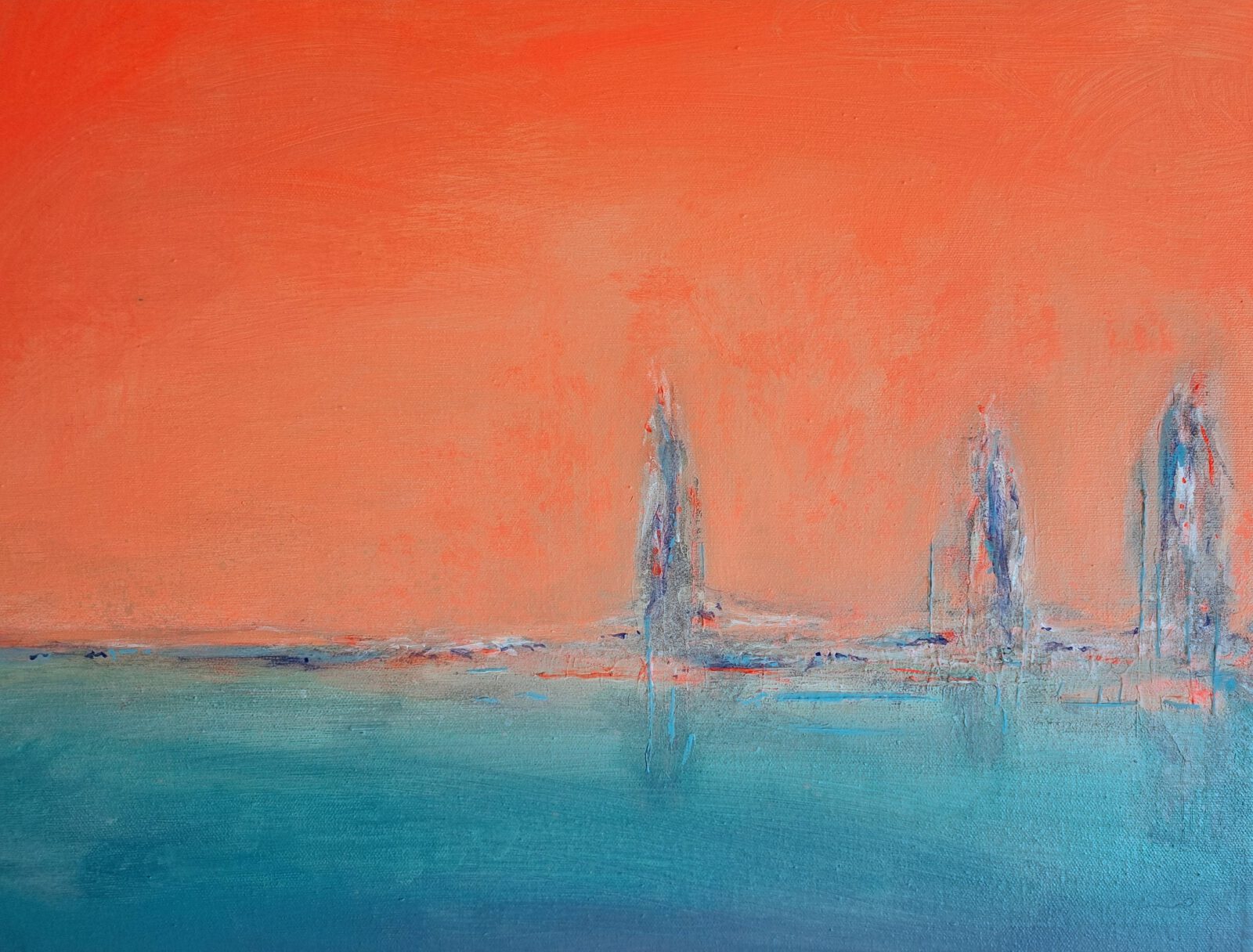 Three Thingies, 2025 — painting by Danielle Byrne